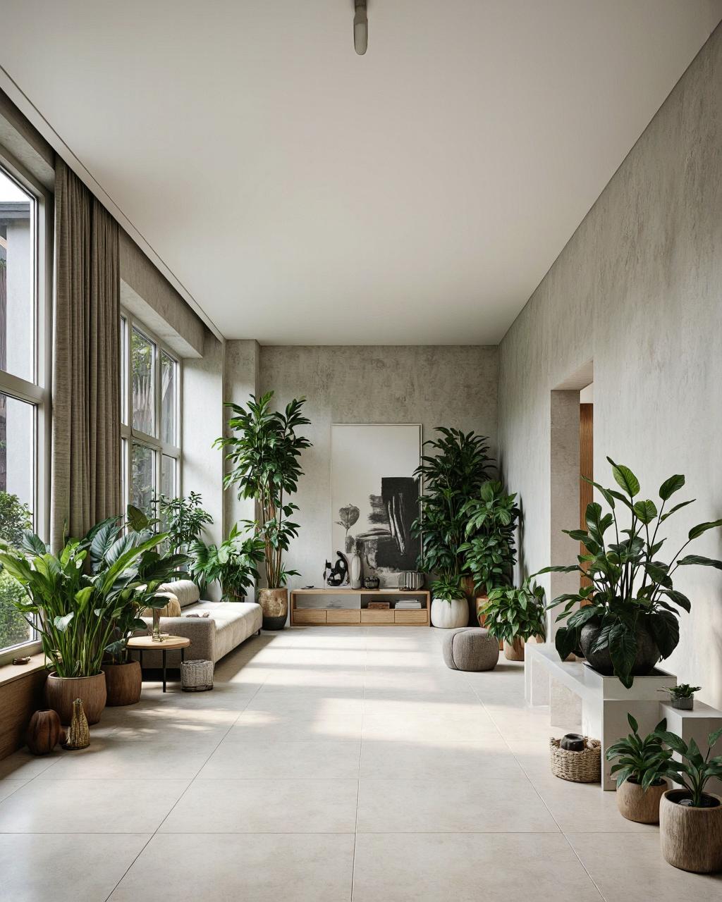 Pasillo reformado de estilo minimalista en Alicante — Royal Imbau