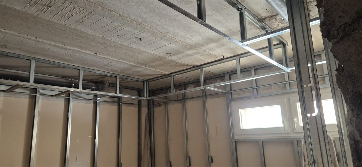 Distribución interior realizada con pladur
